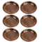Copper Small Pooja Plate 13g Pack of 6