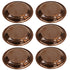 Copper Small Pooja Plate 13g Pack of 6