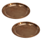 Copper Pooja Thali Plate 23g Pack of 2