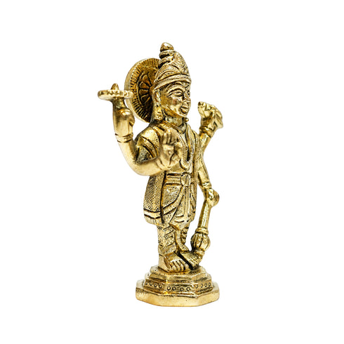 Brass Standing Vishnu Idol 338g