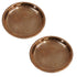 Copper Pooja Thali Plate 23g Pack of 2