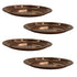 Copper Thali Plate for Pooja 23g Pack of 4