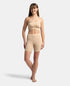 Jockey Wirefree Padded Micro Touch Nylon Stretch Bandeau Bra with Removable Pads and Detachable Transparent Straps - Light Skin