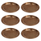 Copper Thali Plate for Pooja 23g Pack of 6