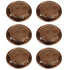 Copper Thali Plate for Pooja 23g Pack of 6