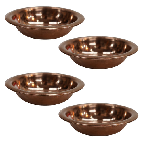 Copper Small Bowl for Pooja 23g Pack of 4