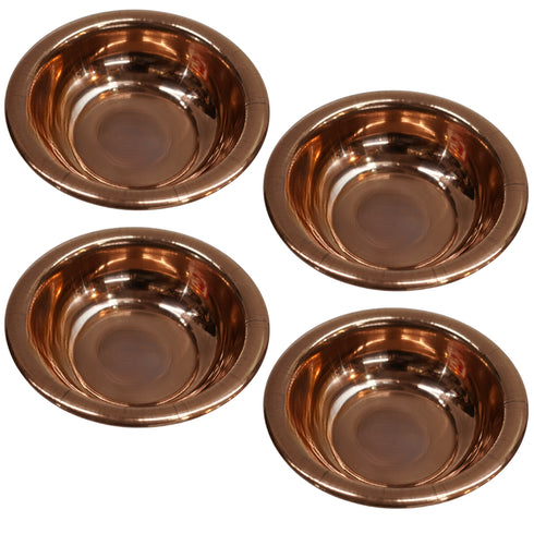 Copper Small Bowl for Pooja 23g Pack of 4