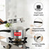 Prestige 4 Litre Aluminium Popular Svachh Outer Lid Pressure Cooker 4 L