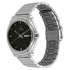 Titan Quartz Analog with Day and Date Black Dial Stainless Steel Strap Watch