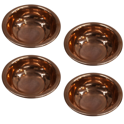 Copper Bowl for Pooja 25g Pack of 4