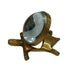 Brass Tortoise Glass Showpiece 148g