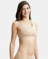 Jockey Cotton Stretch Slip On Crop Top With StayFresh Treatment - Light Skin