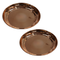 Copper Plate for Daily Puja 63g Pack of 2