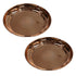 Copper Plate for Daily Puja 63g Pack of 2