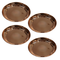Copper Plate for Daily Puja 63g Pack of 4