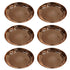 Copper Plate for Daily Puja 63g Pack of 6