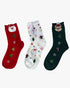 Ecoright Holiday Mix ( Pack of 3 ) Crew Socks