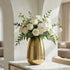 Behoma Ribbed Vase – Gold
