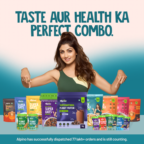Alpino Zero Added Sugar High Protein Super Muesli Cinnamon