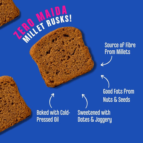 Early Foods Ragi Millet Rusk