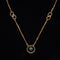 22 Carat Gold Plain Chain With Heart Infinity Gold Choker 3.35g by Mahita Collections