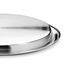 Vinod Stainless Steel Two Tone Plate Set of 6 21 cm Serving Dish Salad Plate Snack Plate Highest Grade Stainless Steel Rust Free