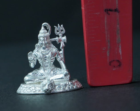 Pure Silver Shiva 16.32g By Mahita Collections