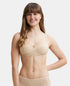 Jockey Wirefree Non Padded Cotton Stretch Full Coverage Everyday Bra with Soft Adjustable Straps - Skin