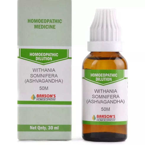 Bakson's Homeopathy Withania Somnifera (Ashvagandha) Dilution
