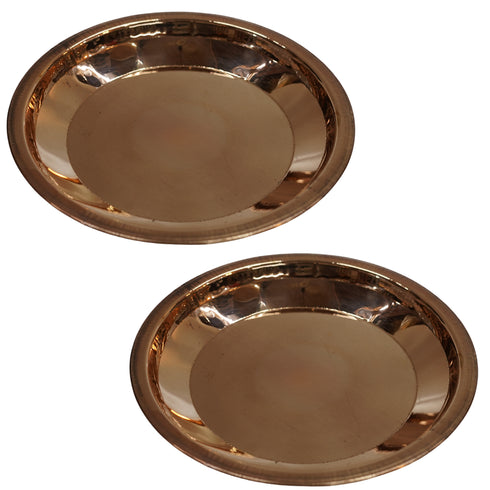 Handmade Copper Pooja Bhog 161g Pack of 2