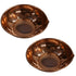 Handmade Copper Pooja Diya 53g Pack of 2