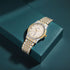 Titan Analog with Day and Date Off White Dial Stainless Steel Strap watch for Men
