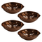 Handmade Copper Pooja Diya 53g Pack of 4