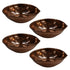 Handmade Copper Pooja Diya 53g Pack of 4