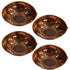 Handmade Copper Pooja Diya 53g Pack of 4