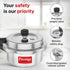 Prestige Popular Plus Svachh Virgin Aluminium Spillage Control Pressure Cooker 2 L Silver