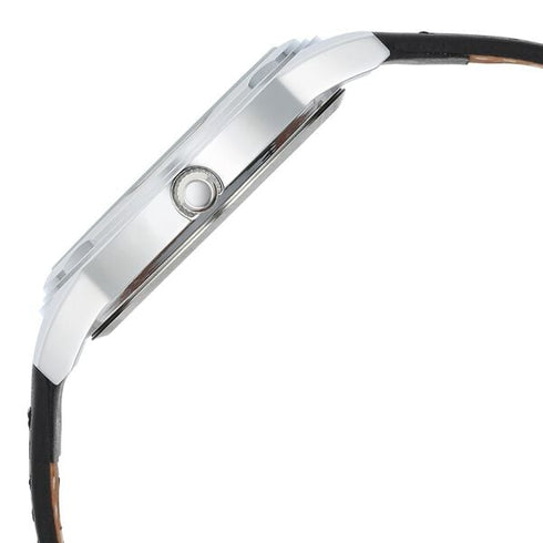 Titan Karishma Zing Quartz Analog Black Dial Leather Strap Watch