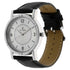 Titan Quartz Analog Silver Dial Leather Strap Watch for Men