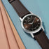 Titan Karishma Zing Quartz Analog Brown Dial Leather Strap Watch for Men