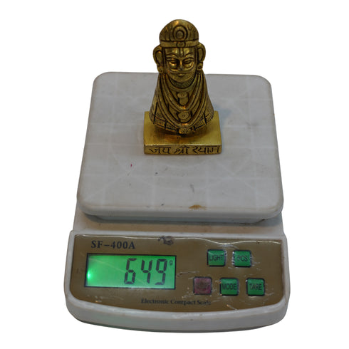 Brass Khatu Shyam Ji Face Statue 649g