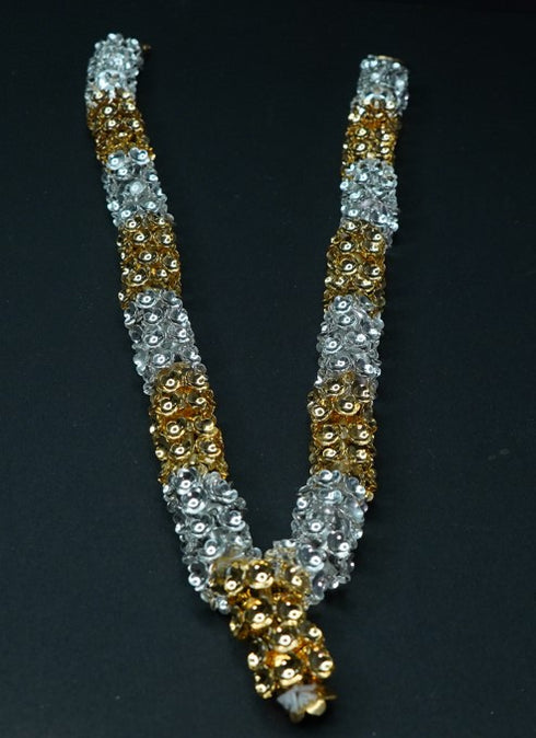 Pure Silver Garland Mala 165.56g By Mahita Collections