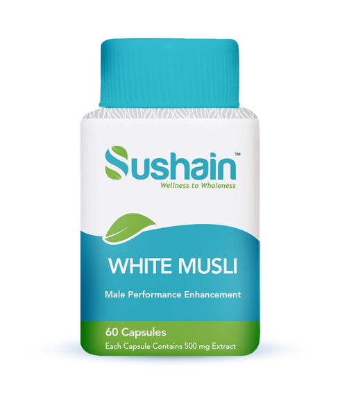 Sushain White Musli 500mg Capsule 60 caps