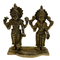 Brass Standing Vishnu Lakshmi Idol 1997g