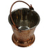 Steel Copper Hammered Design Bucket 351g Pack of 1