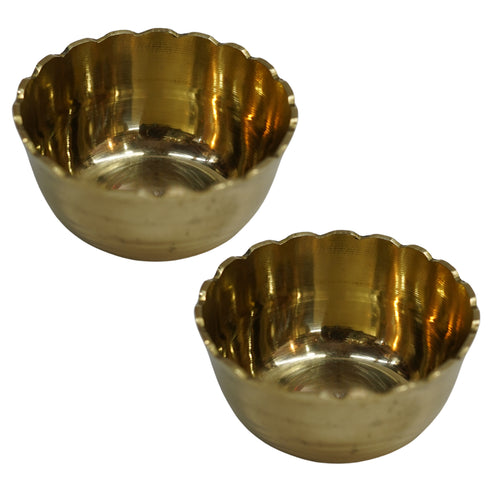 Brass Bowl for Dining 111g Pack of 2