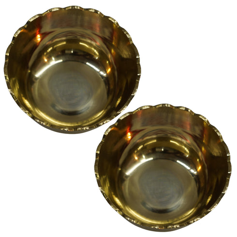 Brass Bowl for Dining 111g Pack of 2