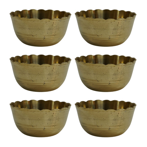 Brass Bowl for Dining 111g Pack of 6