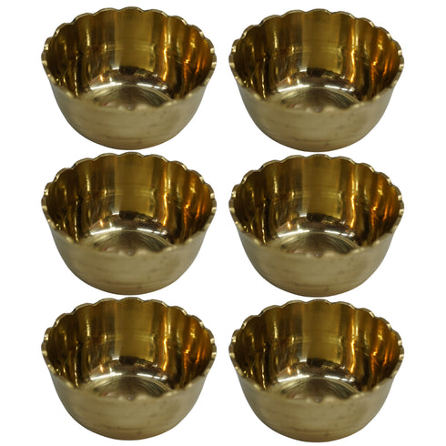 Brass Bowl for Dining 111g Pack of 6