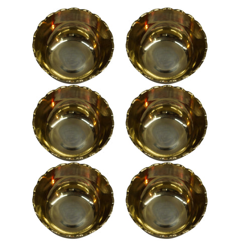 Brass Bowl for Dining 111g Pack of 6