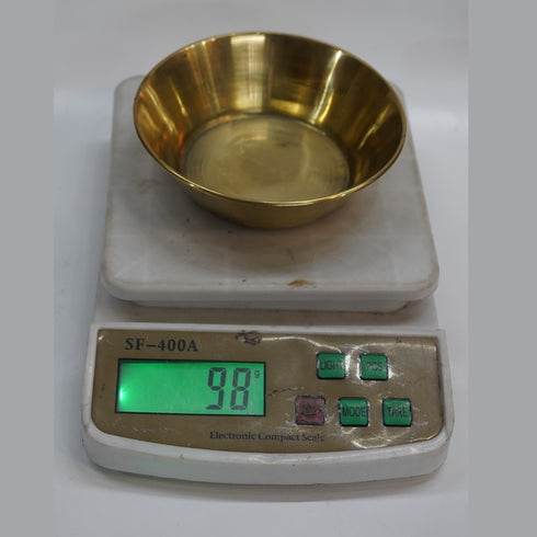 Brass Round Bowl 98g Pack of 1
